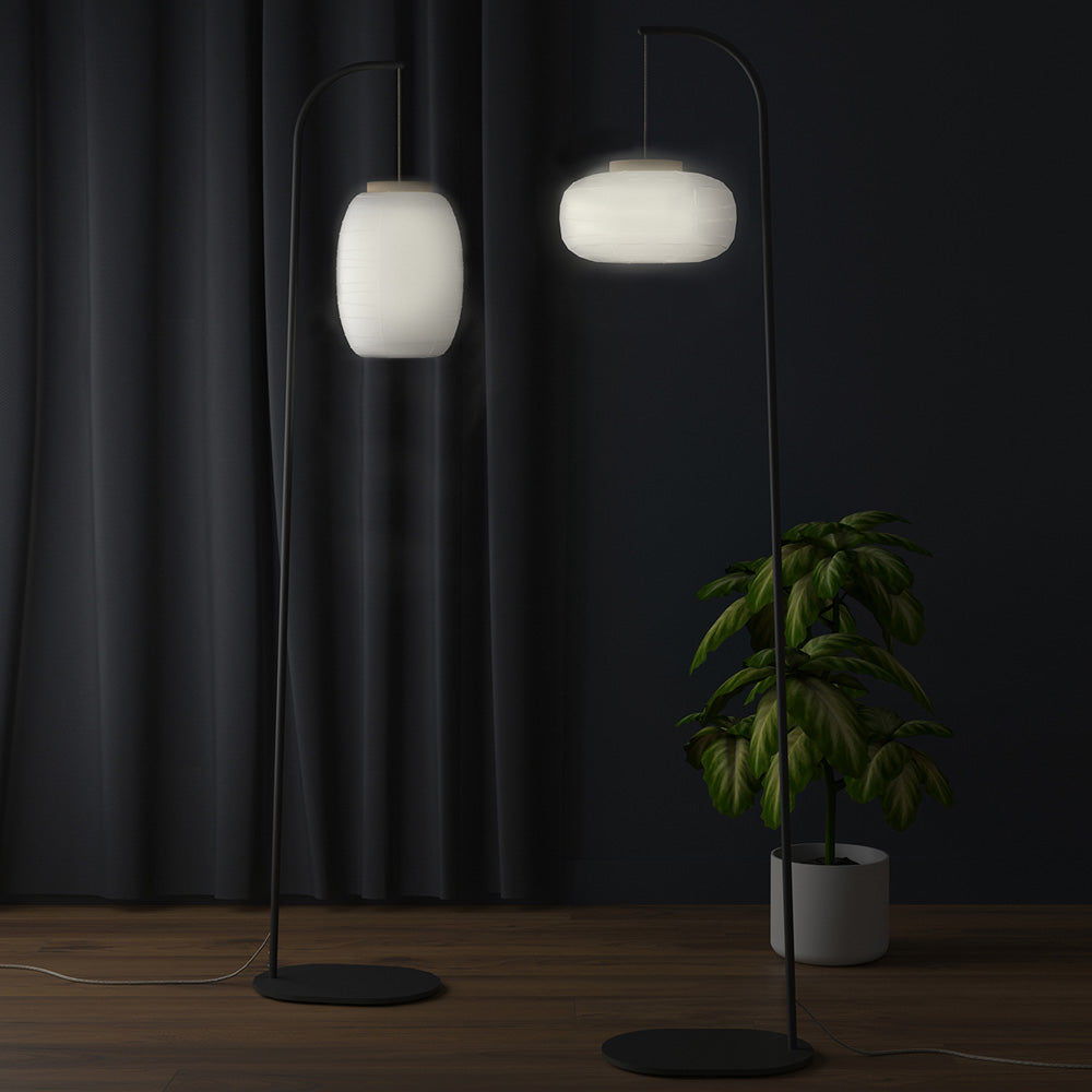 Misko F Floor Lamp in living room.