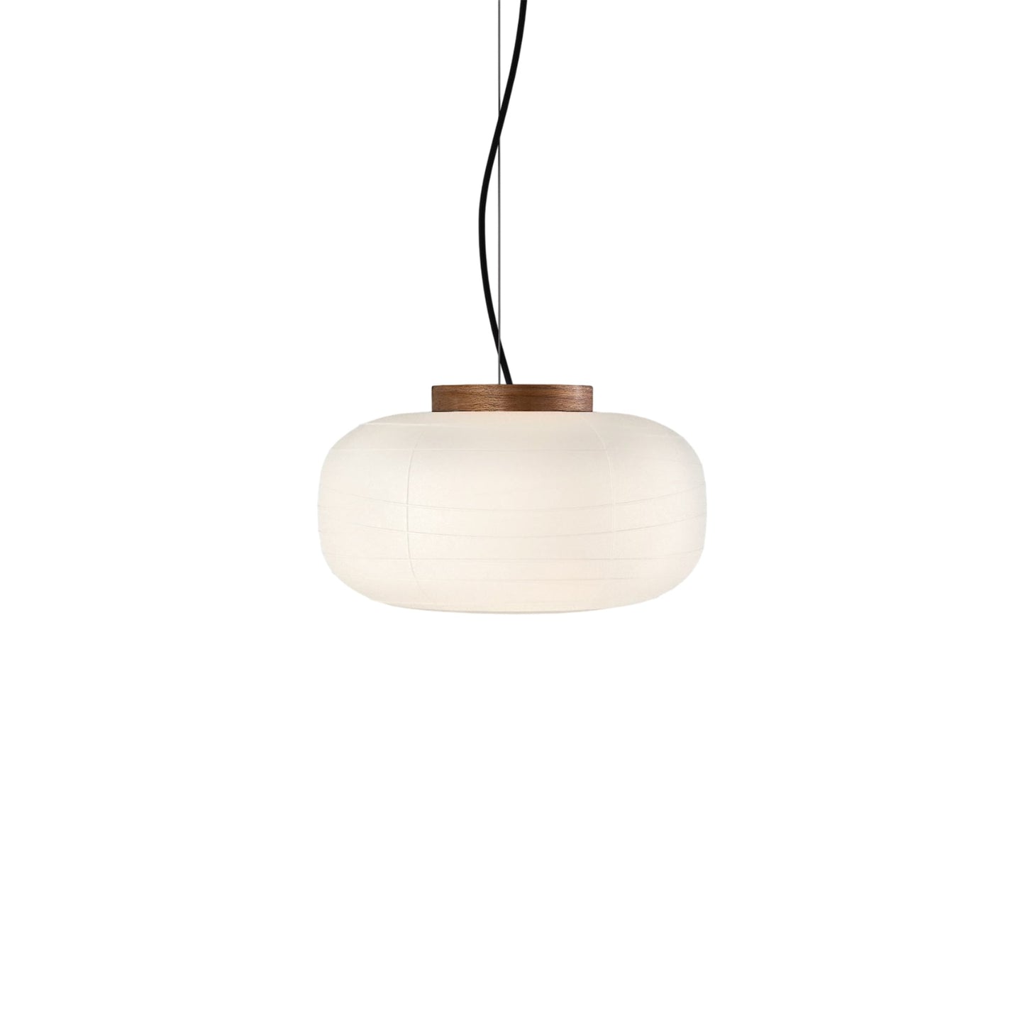 Misko Pendant Light in Walnut (6.75-Inch).
