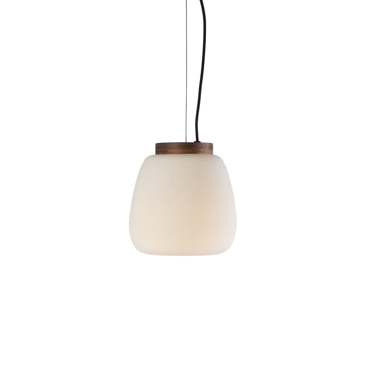 Misko Pendant Light in Walnut (9.5-Inch).