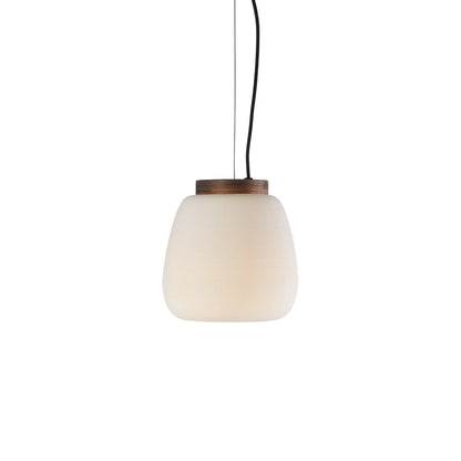 Misko Pendant Light in Walnut (9.5-Inch).