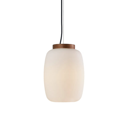 Misko Pendant Light in Walnut (13-Inch).