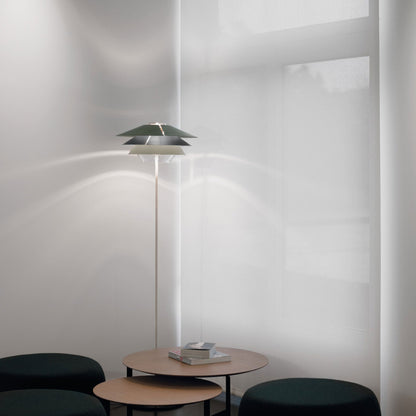 Overlay F Floor Lamp in living room.