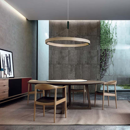 R2 S LED Pendant Light in dining room.