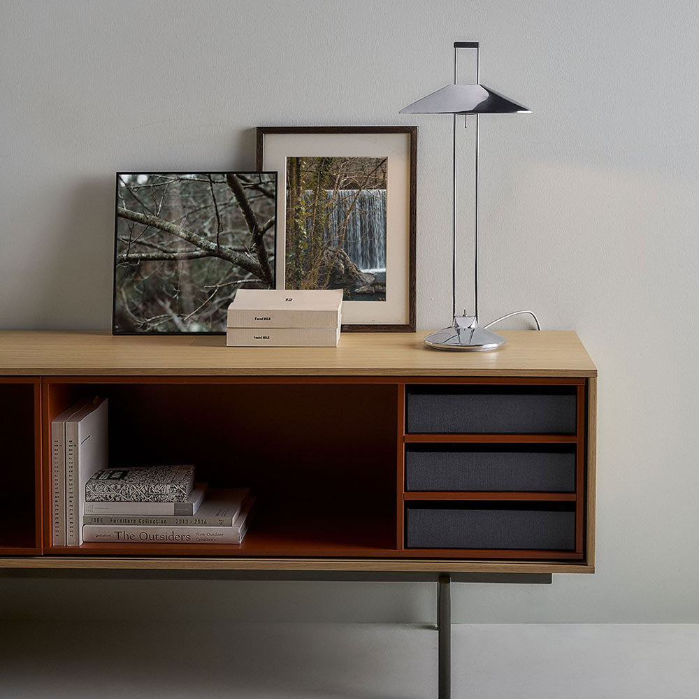 Regina T Table Lamp in living room.