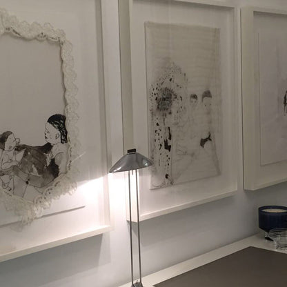 Regina T Table Lamp in living room.