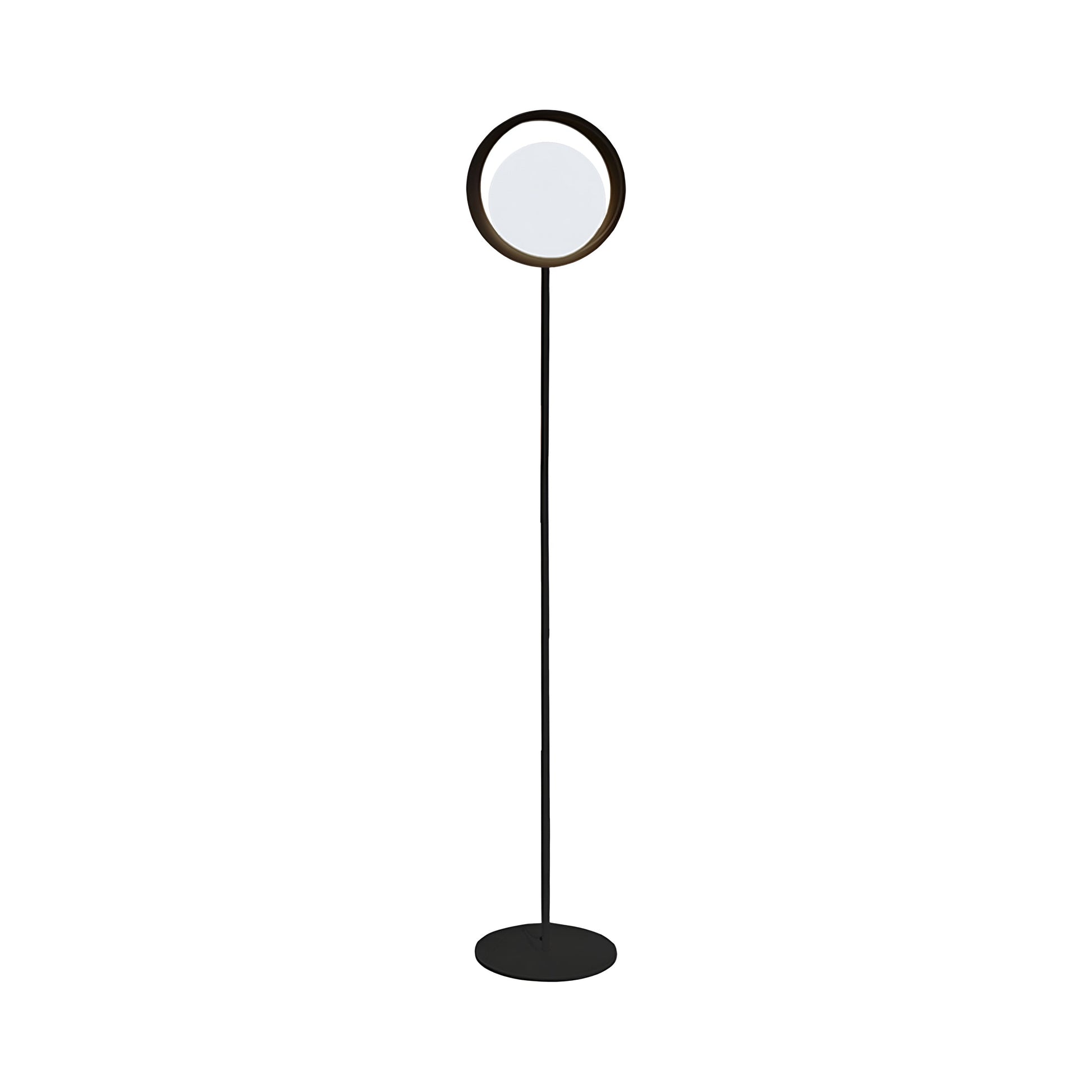 Ring Floor Lamp in Black.