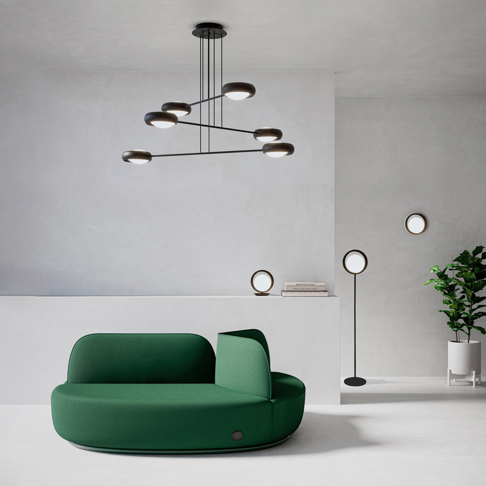Ring Floor Lamp in living room.