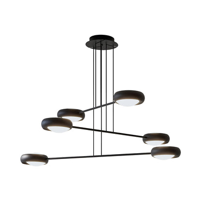 Ring S6 Pendant Light in Black.