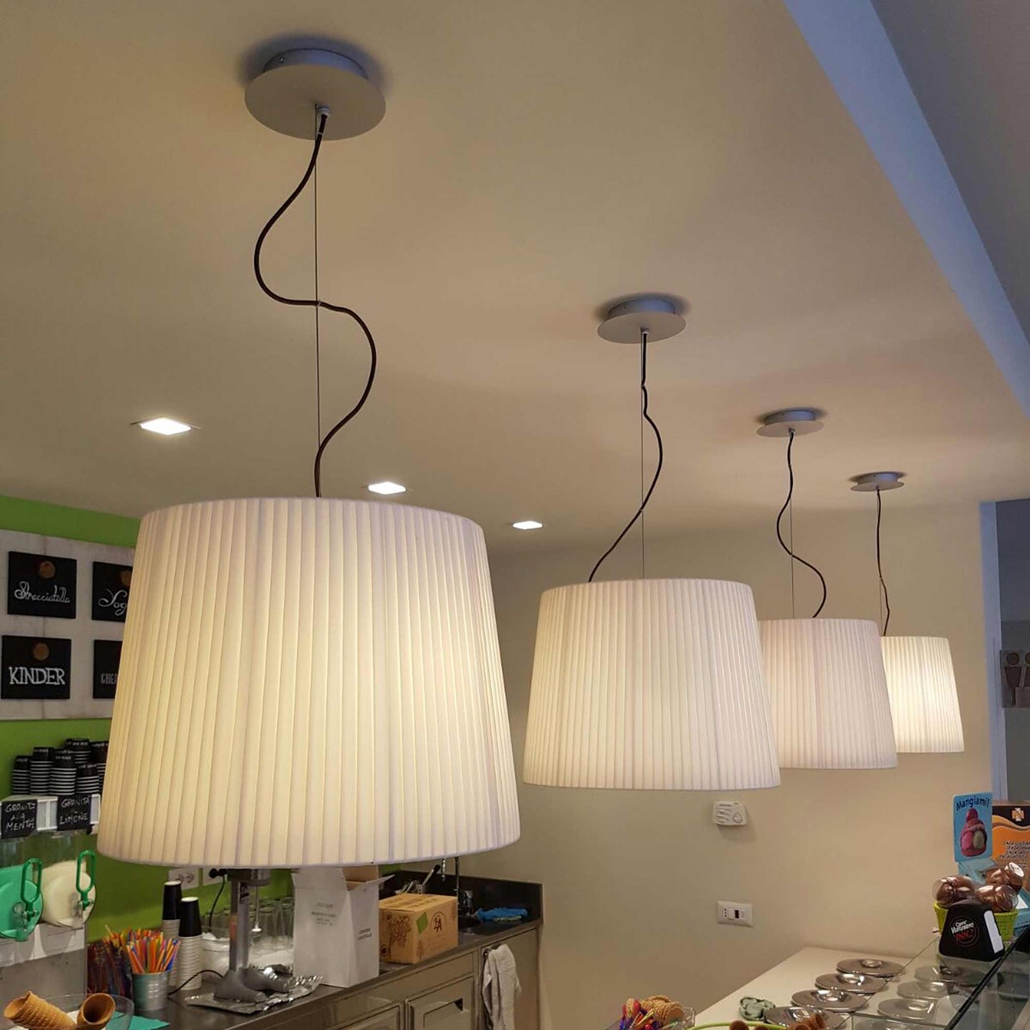 Royal S Pendant Light in restaurant.