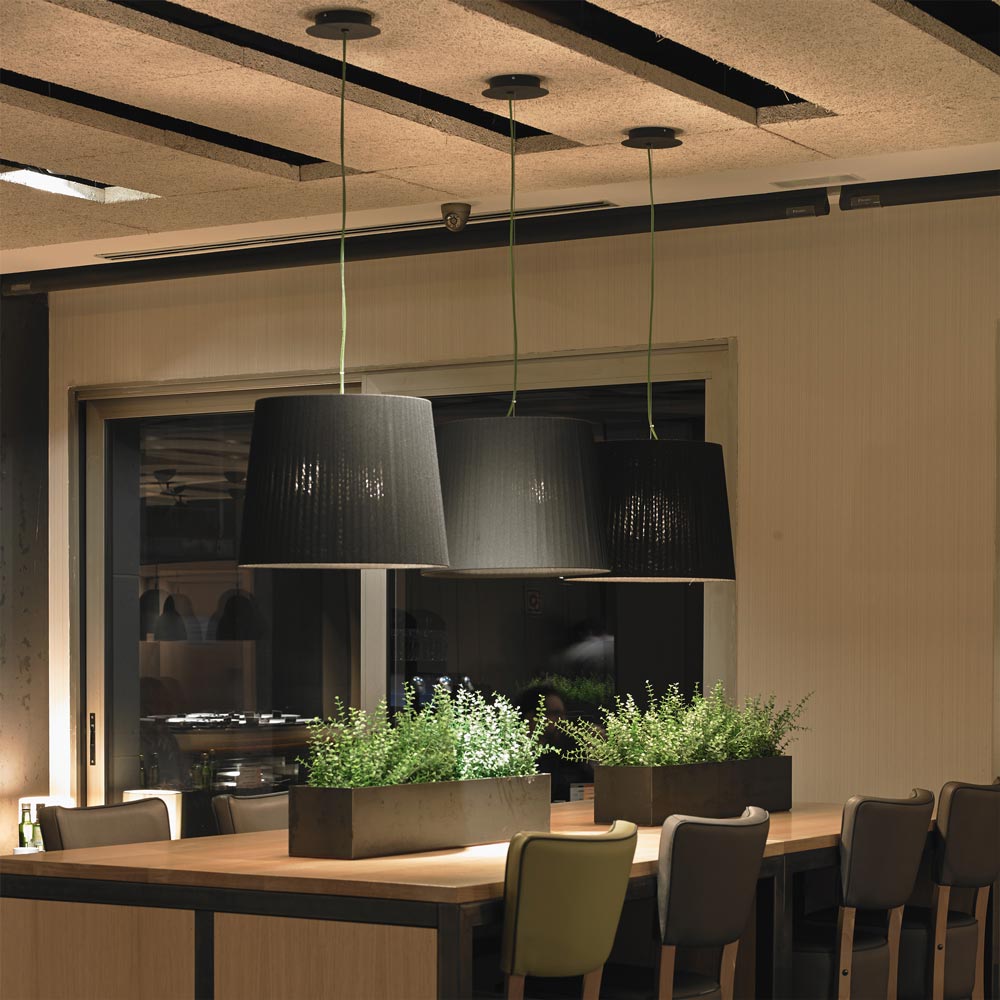 Royal S Pendant Light in restaurant.