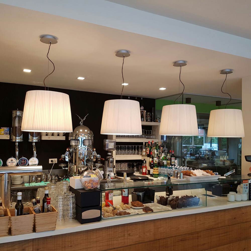 Royal S Pendant Light in restaurant.