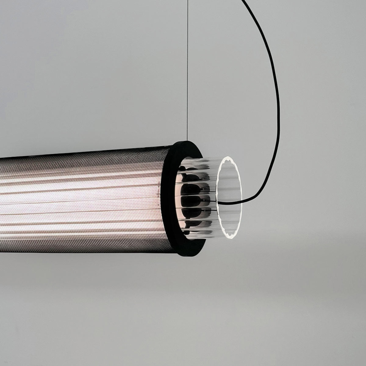 Slim Skin Horizontal LED Pendant Light in Detail.