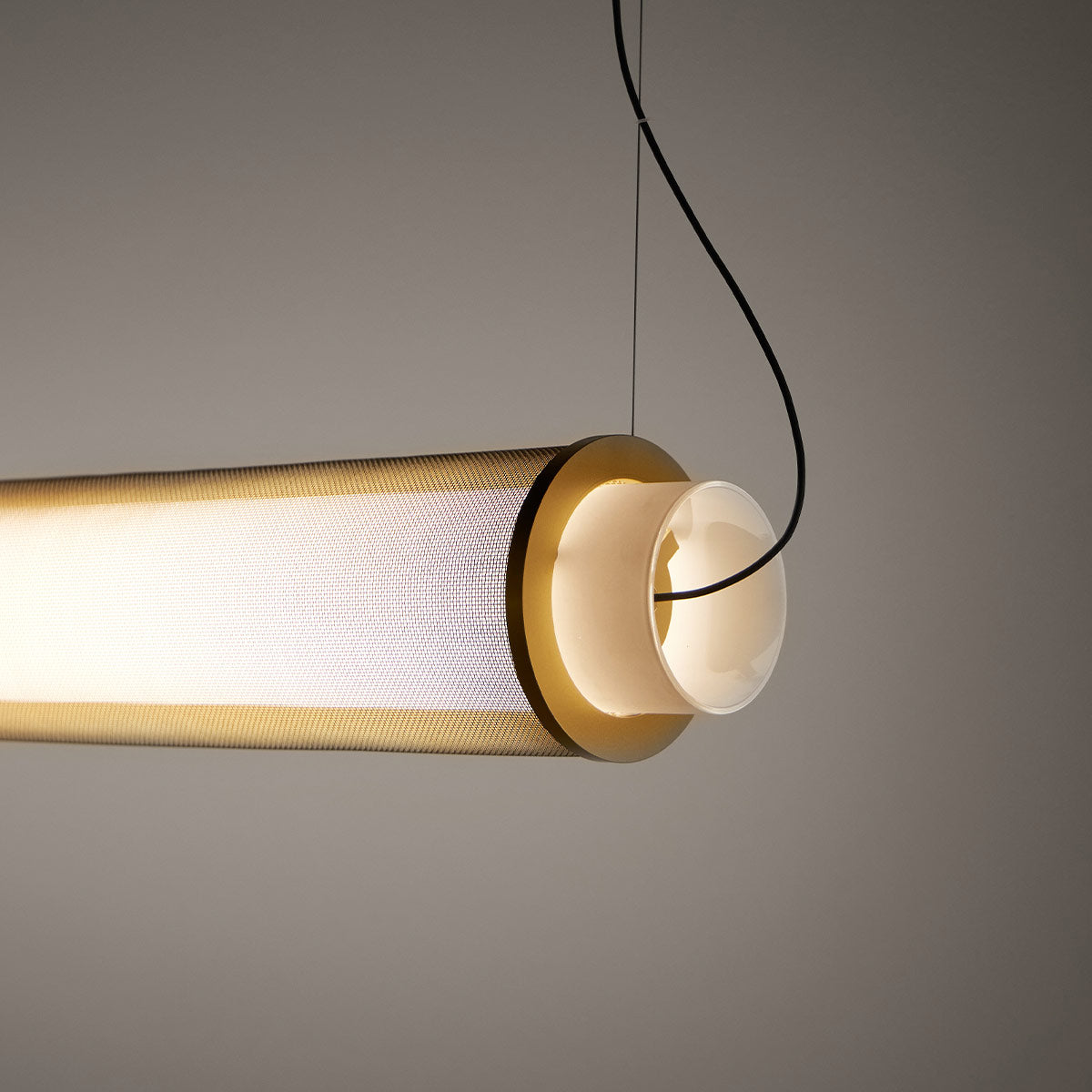Slim Skin Horizontal LED Pendant Light in Detail.