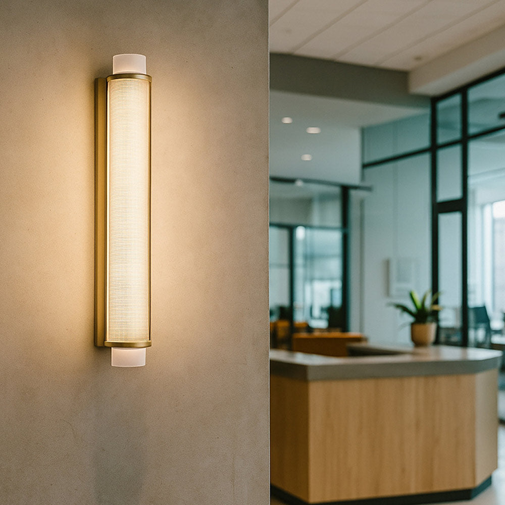 Slim Skin LED Wall Light in office.