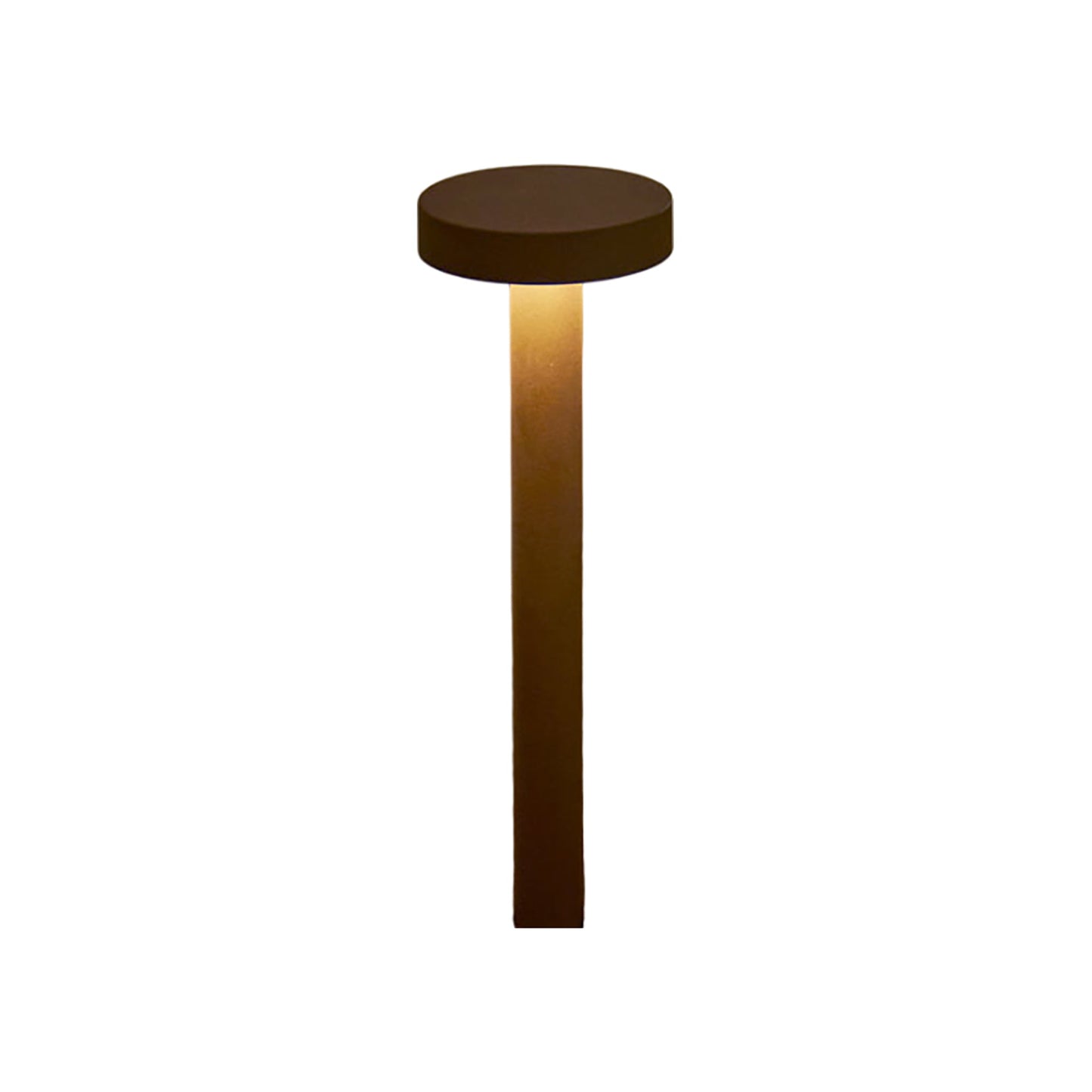 Soft Outdoor LED Bollard in Corten (17.75-Inch).