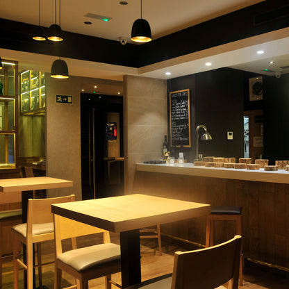 Speers S1 LED Pendant Light in restaurant.