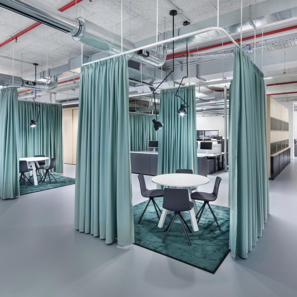 Blux System C Pendant Light in office.