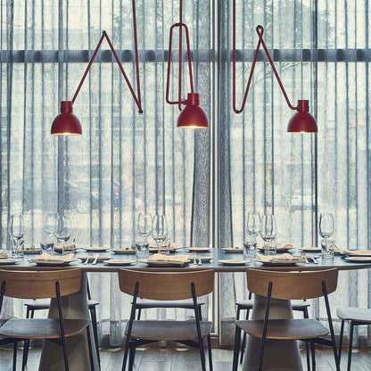 Blux System C Pendant Light in dining room.