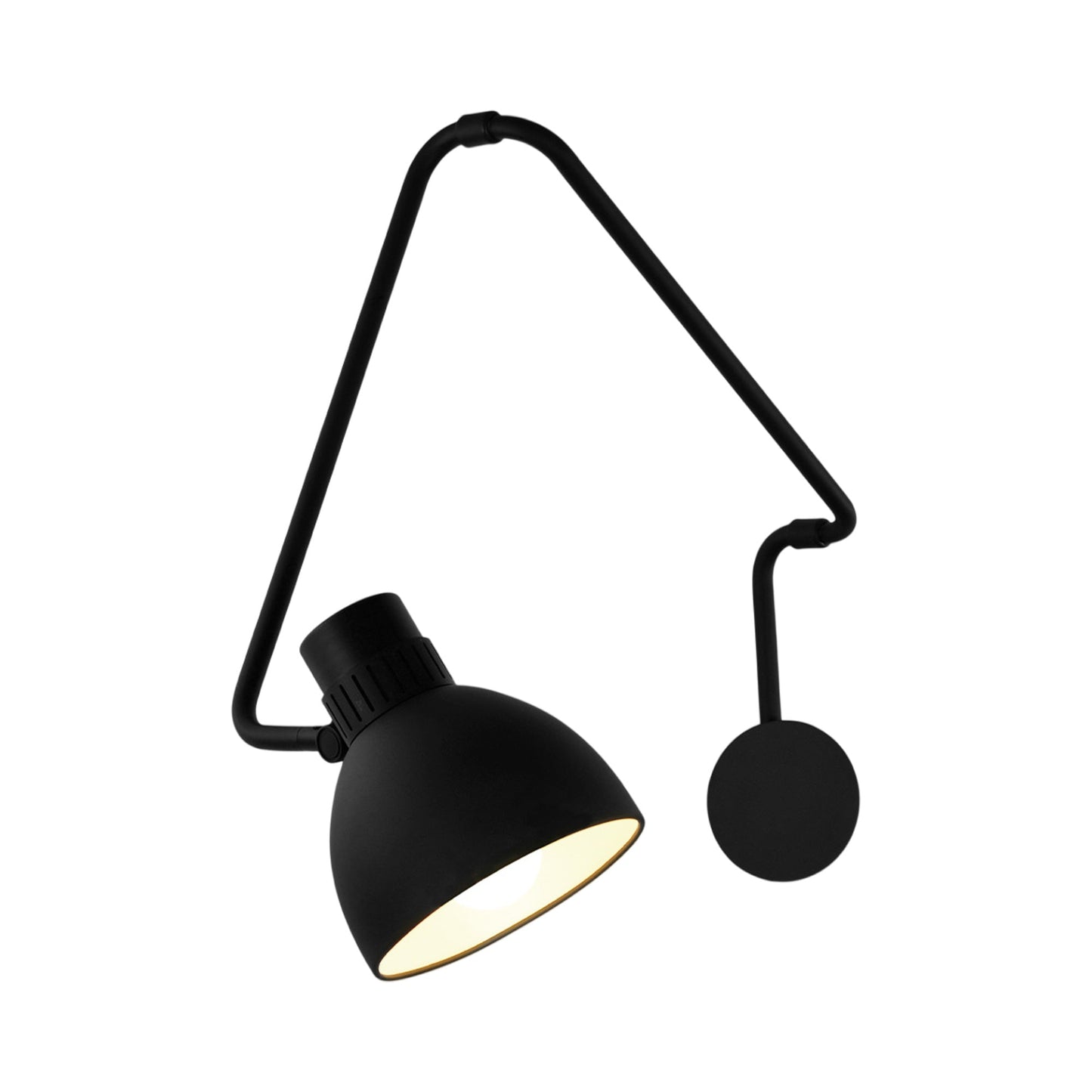 Blux System W40 Wall Light in Black.