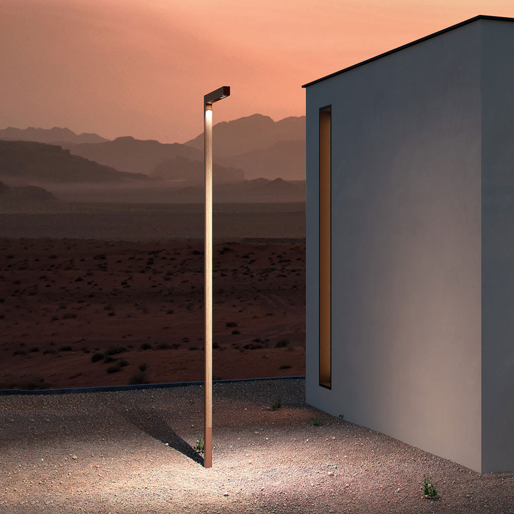 Zenthin Outdoor LED Floor Lamp in Outside Area.
