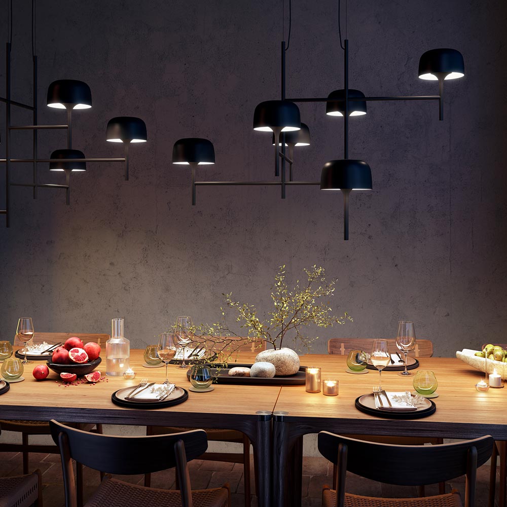 Bol LED Pendant Light in restaurant.