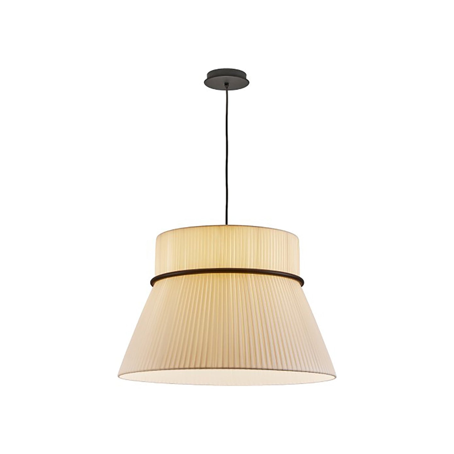 Folie Pendant Light in Cream Translucent (Small).