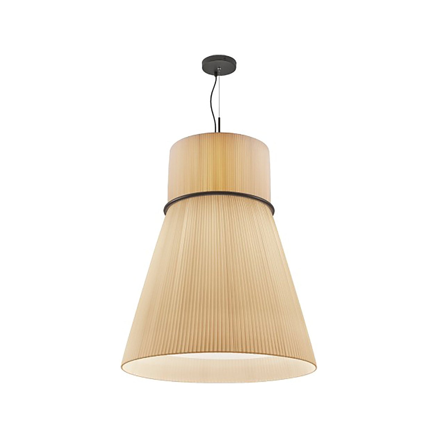 Folie Pendant Light in Cream Translucent (Medium).