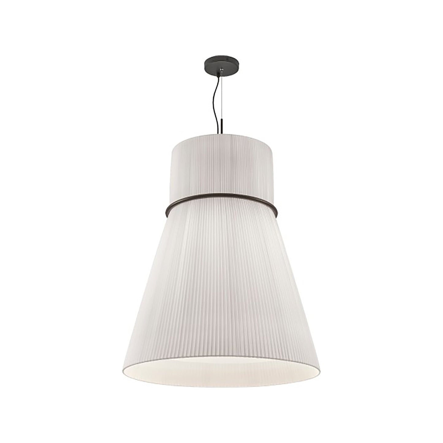 Folie Pendant Light in White Translucent (Medium).