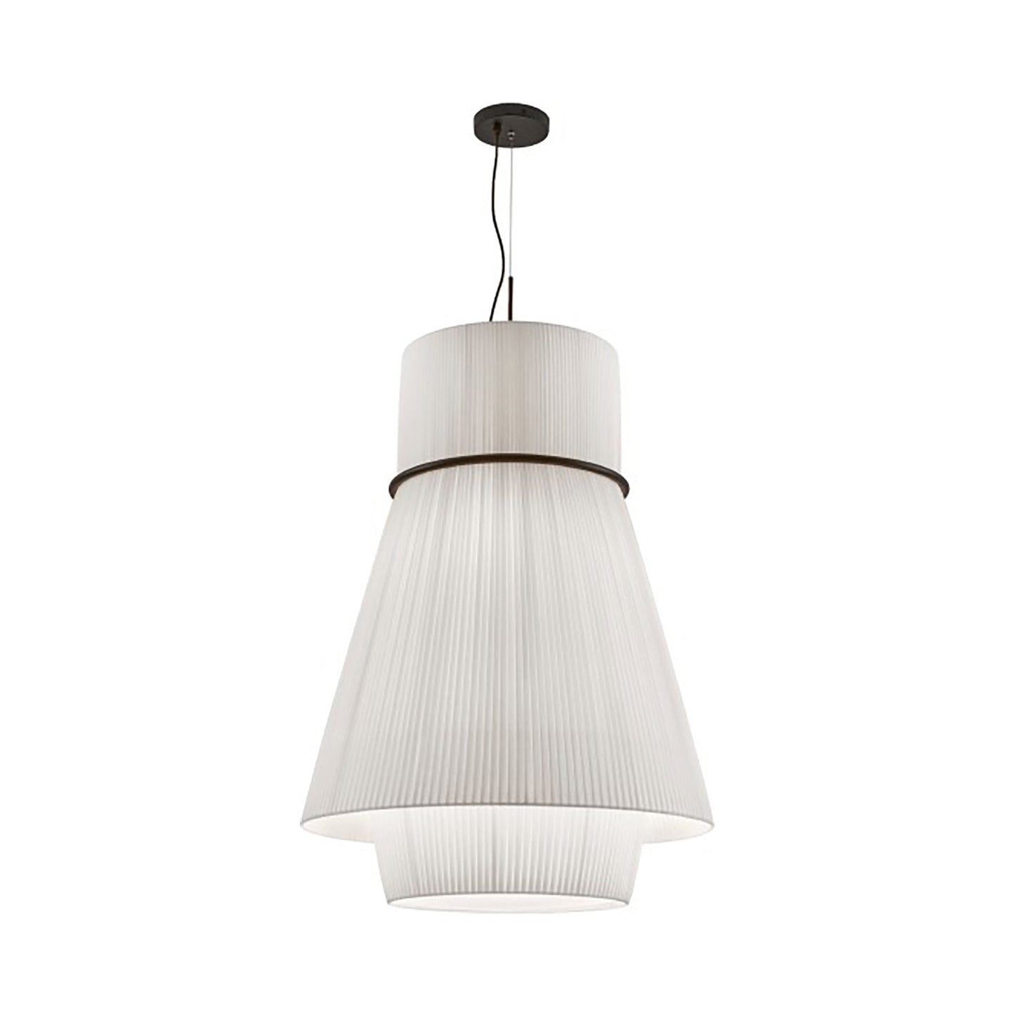 Folie Pendant Light in White Translucent (Large).