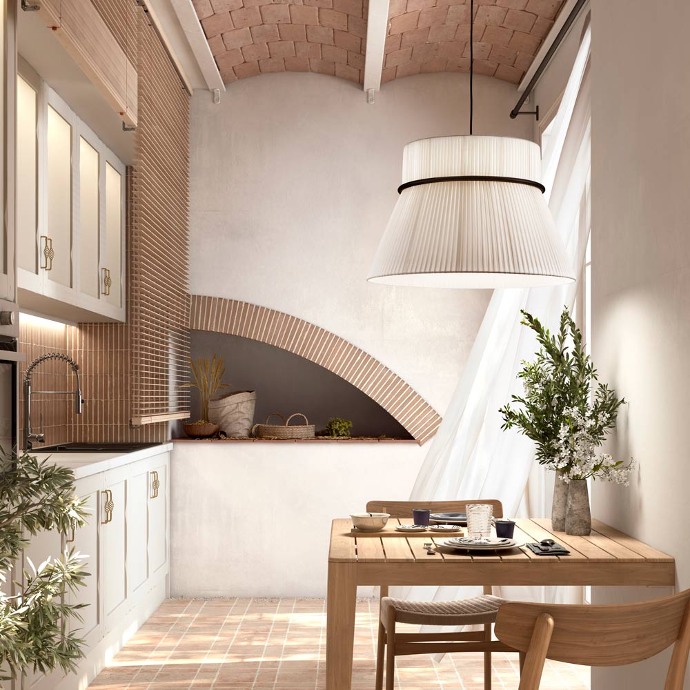 Folie Pendant Light in kitchen.
