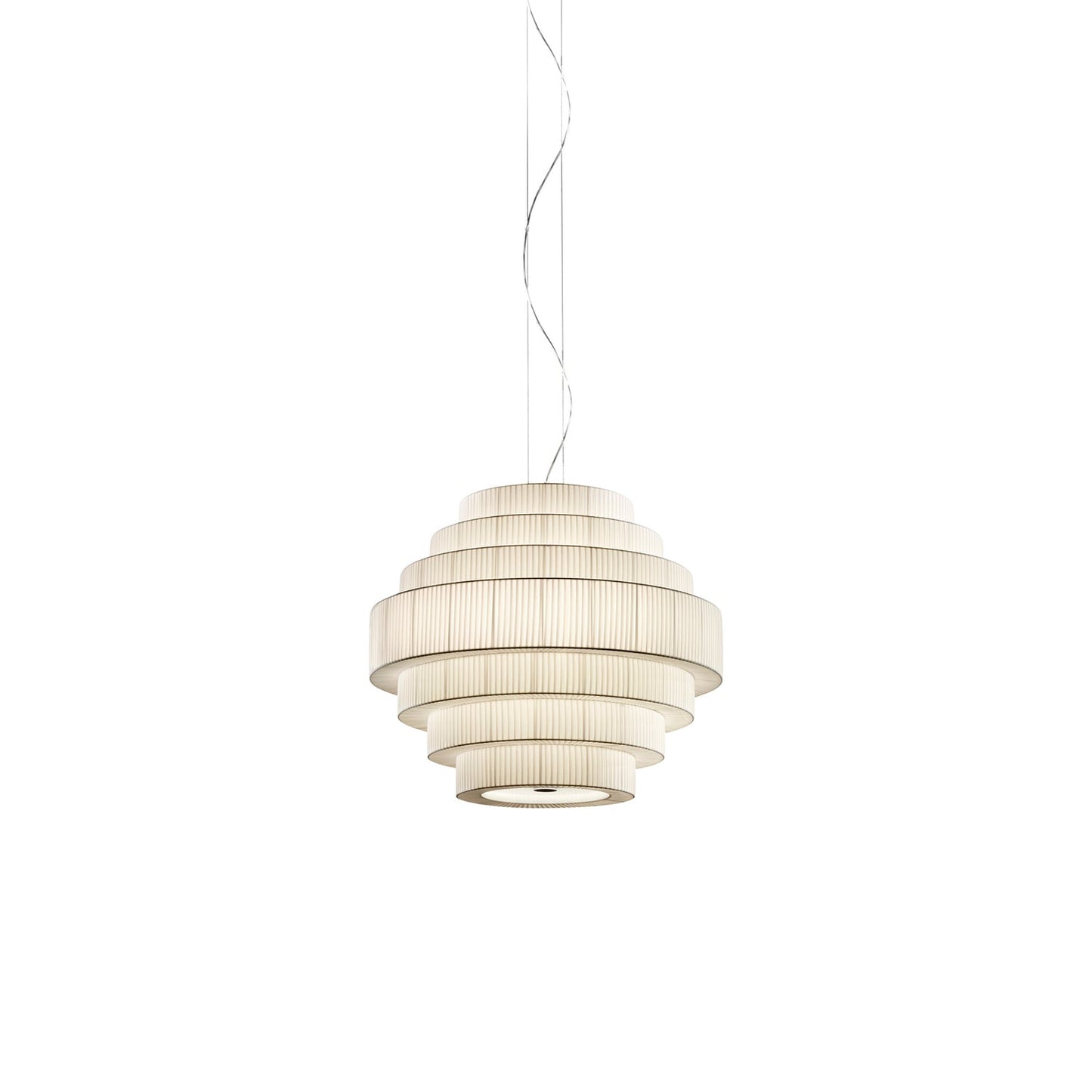 Mos Pendant Light in Cream Translucent (Small).