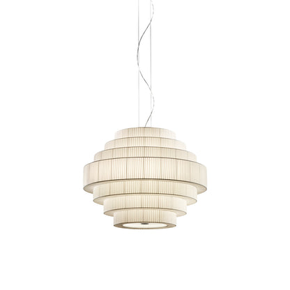 Mos Pendant Light in Cream Translucent (Medium).