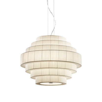 Mos Pendant Light in Cream Translucent (Large).