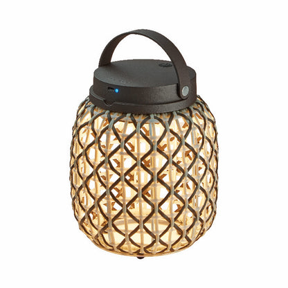 Nans Indoor / Outdoor LED Table Lamp in Brown.