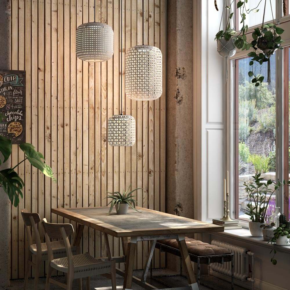 Nans LED Multi Pendant Light in dining room.