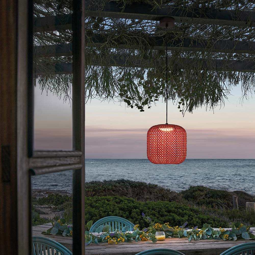 Nans Outdoor LED Pendant Light in Outside Area.