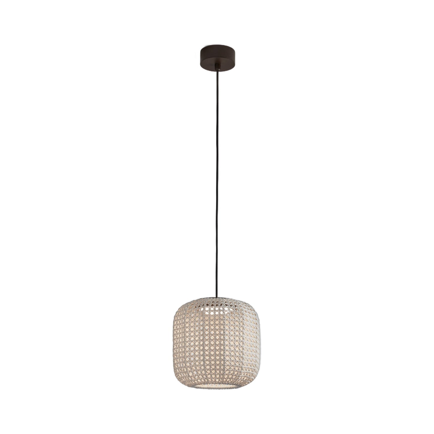 Nans Outdoor LED Pendant Light in Beige (12.09-Inch)