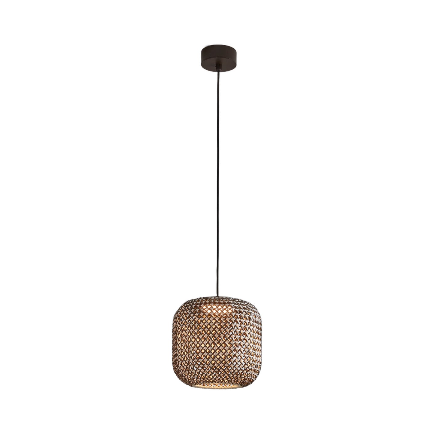 Nans Outdoor LED Pendant Light in Brown (12.09-Inch)