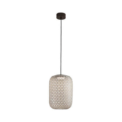 Nans Outdoor LED Pendant Light in Beige (17.99-Inch)