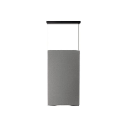 Noren LED Pendant Light in Light Grey (28.35"W X 47.24"H).