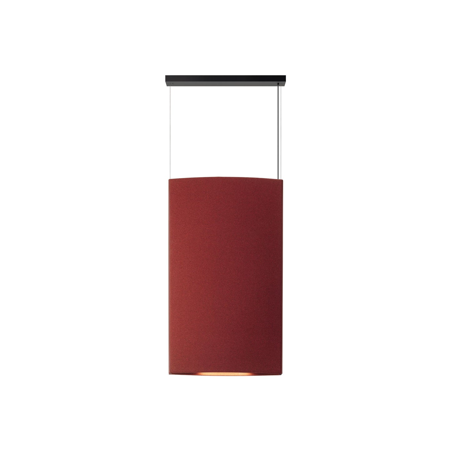 Noren LED Pendant Light in Terracotta (28.35"W X 47.24"H).