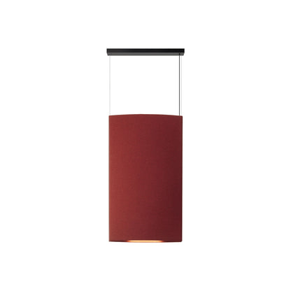 Noren LED Pendant Light in Terracotta (28.35"W X 47.24"H).