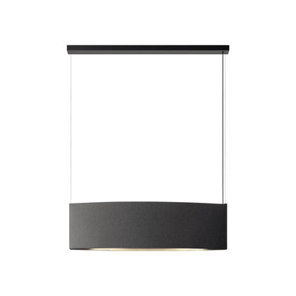 Noren LED Pendant Light in Dark Grey (48.43"W X 13.78"H).