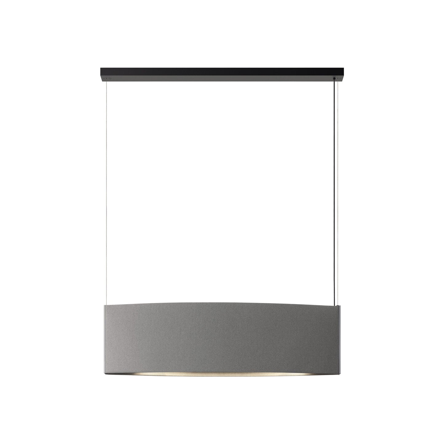 Noren LED Pendant Light in Light Grey (48.43"W X 13.78"H).