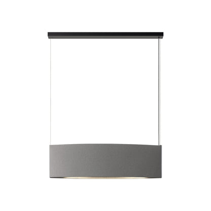 Noren LED Pendant Light in Light Grey (48.43"W X 13.78"H).