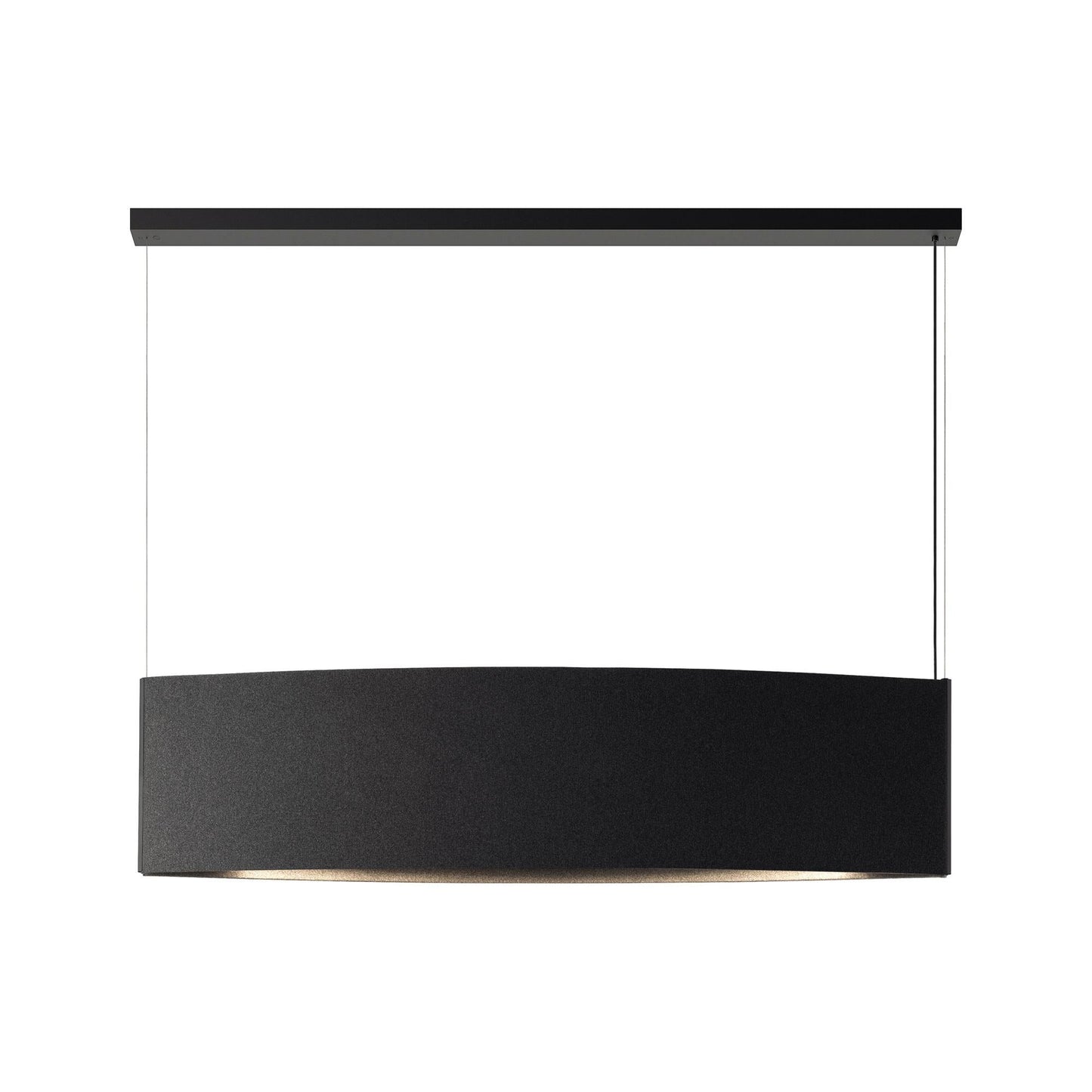Noren LED Pendant Light in Dark Grey (59.45"W X 13.78"H).
