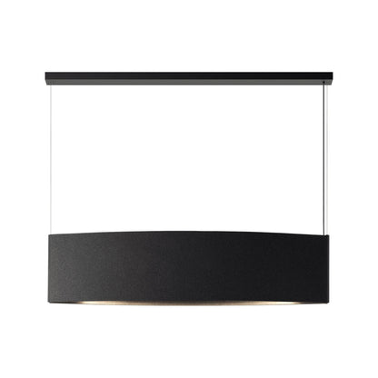 Noren LED Pendant Light in Dark Grey (59.45"W X 13.78"H).