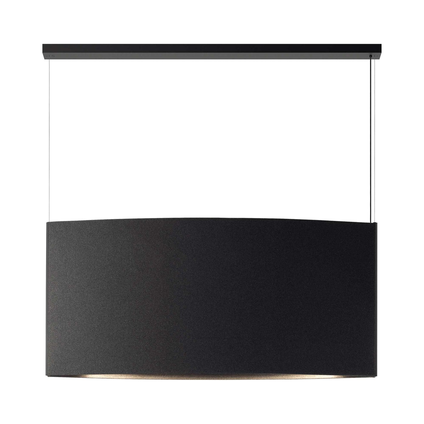 Noren LED Pendant Light in Dark Grey (59.45"W X 27.56"H).