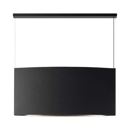 Noren LED Pendant Light in Dark Grey (59.45"W X 27.56"H).