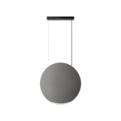 Noren Round LED Pendant Light in Light Grey (Small).